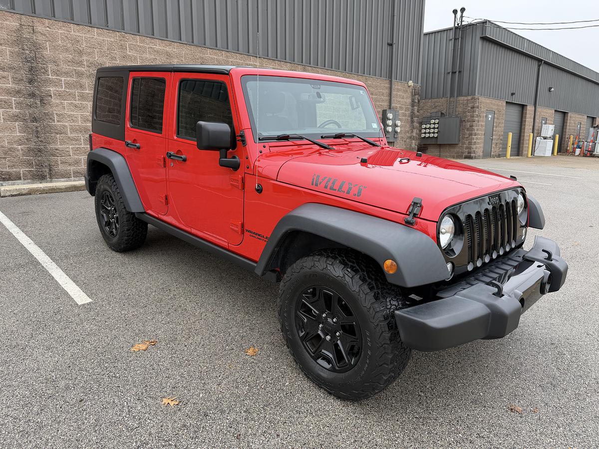 Used 2017 Jeep Wrangler Unlimited Sport 4X4 (4D JK) - Willys Wheeler Edition 24W
