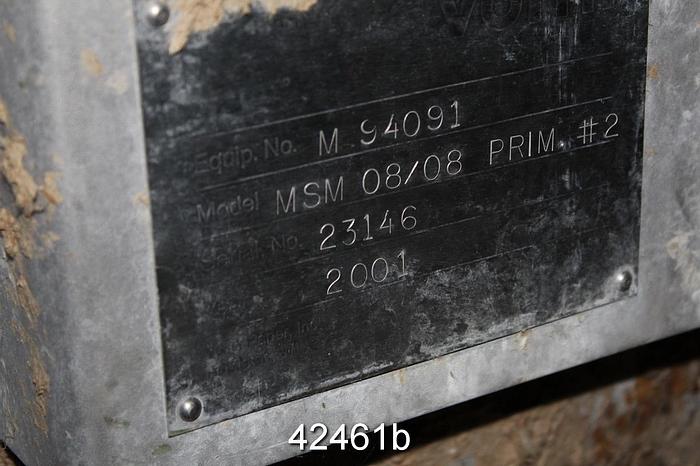 Used Voith MSM 08/08-IRR Primary Course Pressure Screen #42461