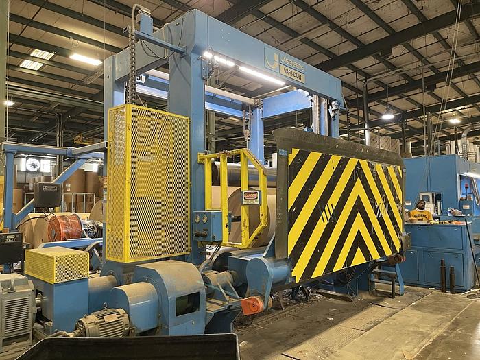 Used 96" JAGENBERG VARI-DUR 45-21 SLITTER REWINDER 82" UNWIND REWIND DIATEMERS