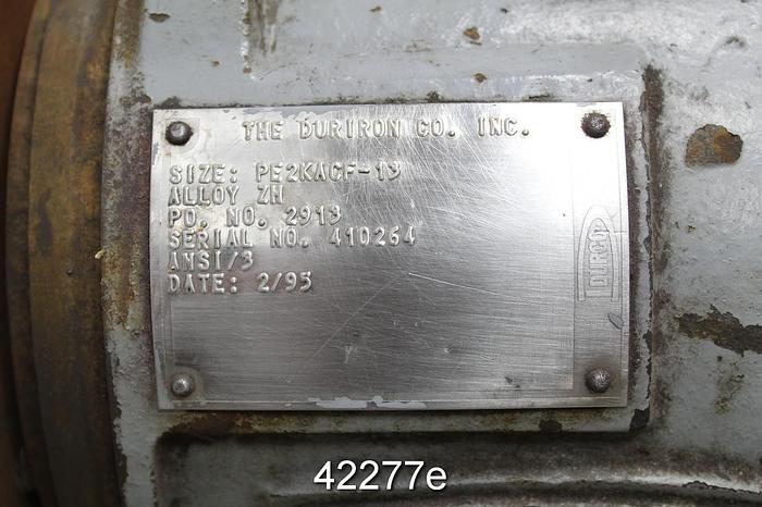 Used Durco PE2KACF-19 Power End, 10" Diameter Stainless Steel Stuffing Box #42277