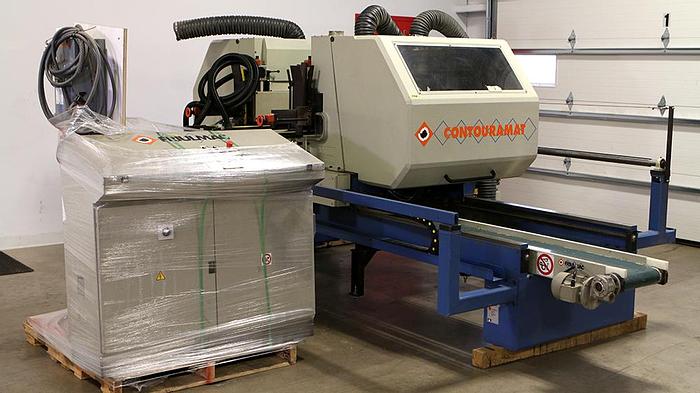 Used 2004 Friulmac CONTOURAMAT Double End Tenoner