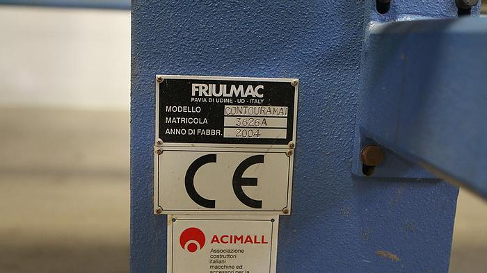 Used 2004 Friulmac CONTOURAMAT Double End Tenoner