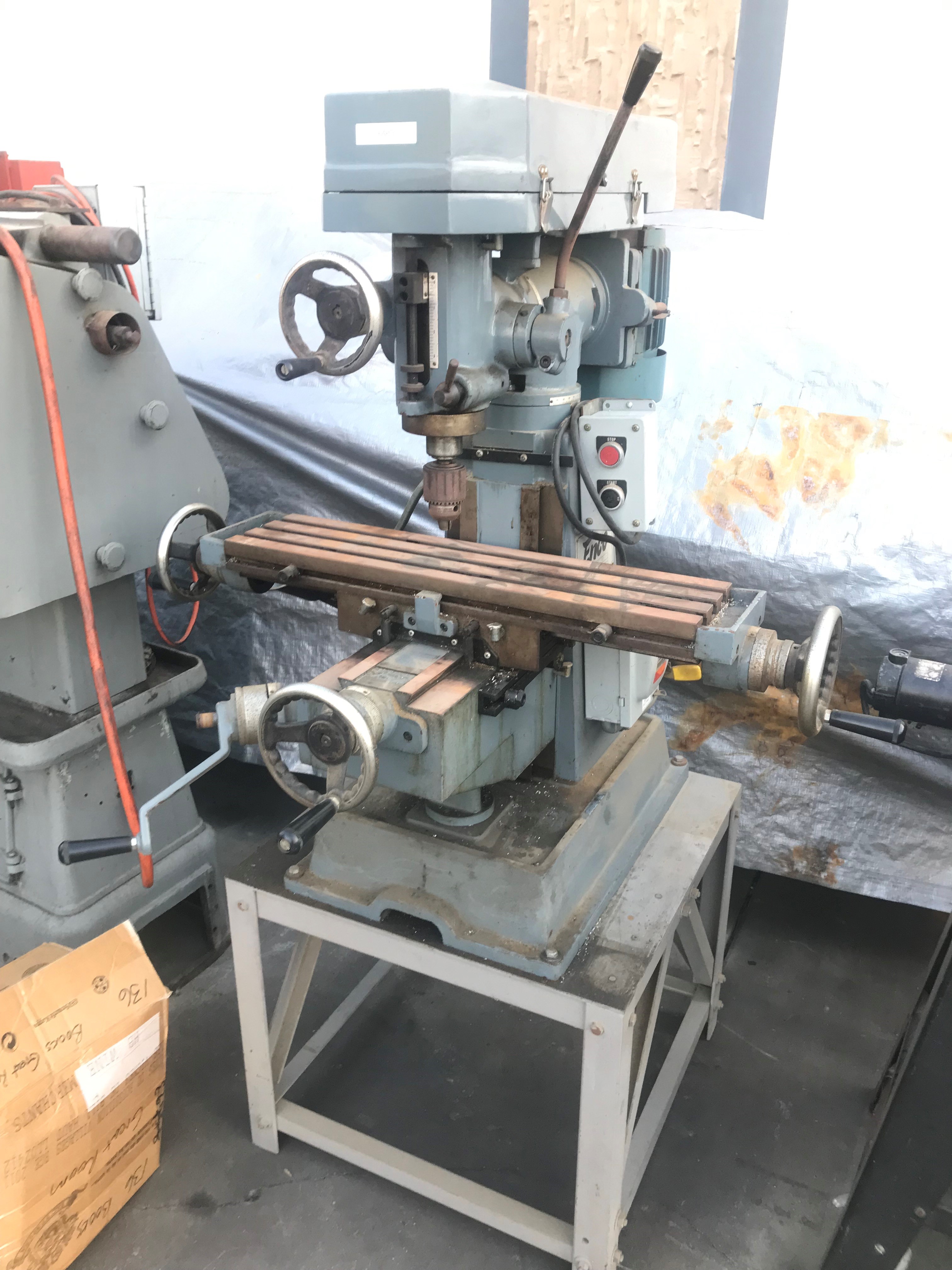 Used Enco 100-5100 Mini Bench Vertical Mill 6" x 26" #6489 #1