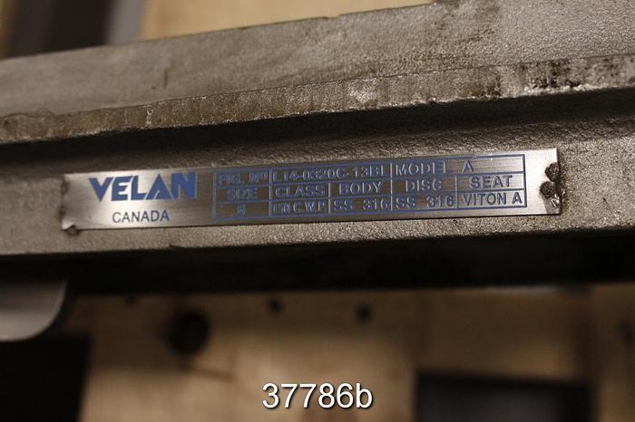 Used Velan 6" Hand Operated Knife Gate Valve #37786