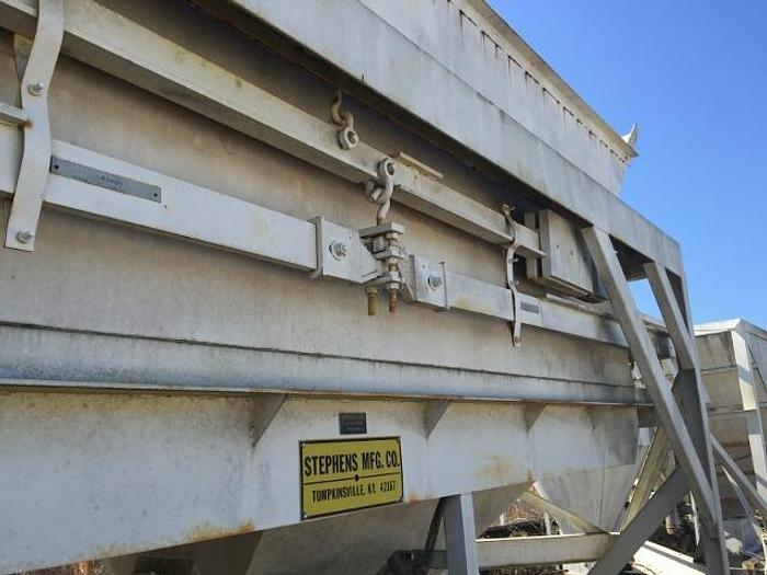 Used Stephens Portable Low Profile Concrete Batch Plant