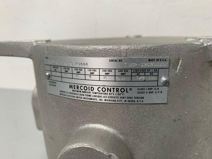 Used Mercoid Control DAHF-31-153-5-23444 Pressure Control Switch