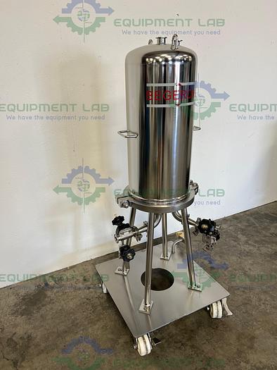 Used Begerow  Beco-Integra Stainless Steel Filter Housing w/ Valves, 12" SS Housing