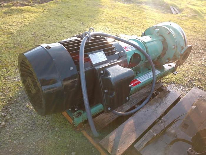 Used Pump, 25 HP, Vaughan, Chopper Pump, Mdl HF4RCS, #C741987