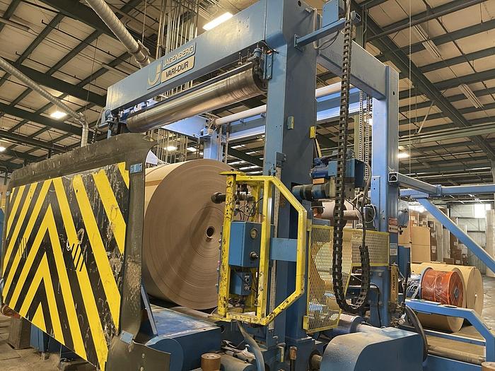 Used 96" JAGENBERG VARI-DUR 45-21 SLITTER REWINDER 82" UNWIND REWIND DIATEMERS