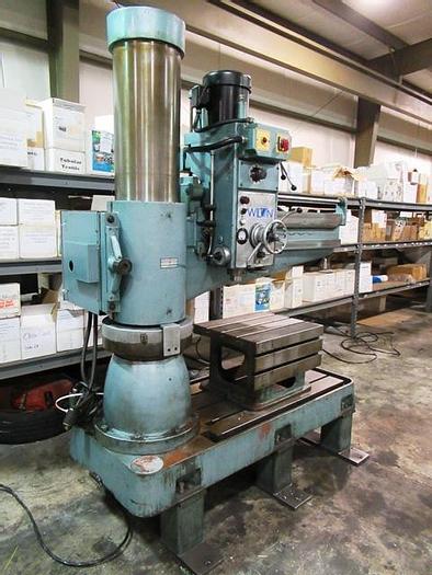 Used Wilton 4' x 12" Radial Arm Drill