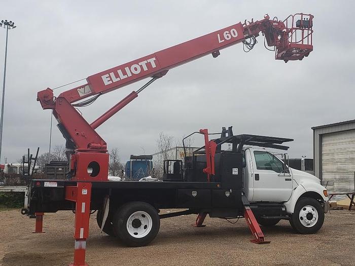 Used 2006 Ford F750 Non-CDL Elliott L60 Sign Crane - M47707