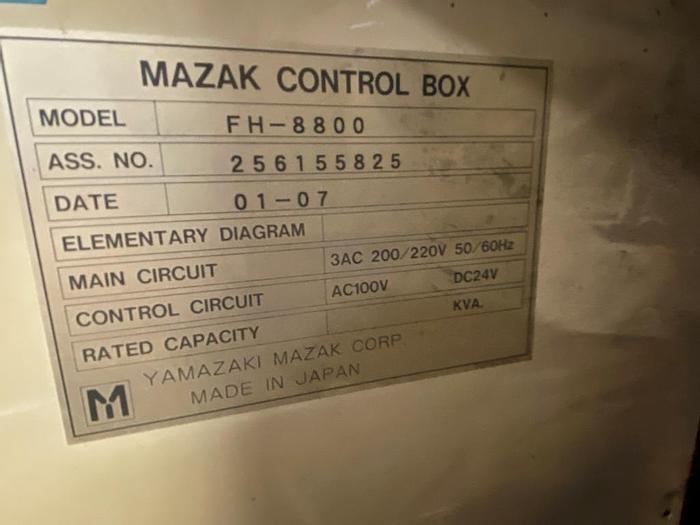 Used 2001 Mazak Mazatech FH-8800 Horizontal Machining Center