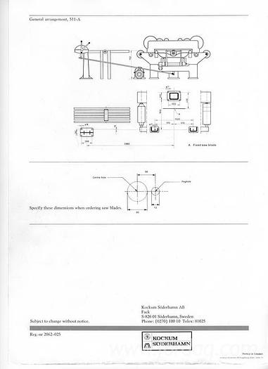 Used 1980 Söderhamn( Kockums ) Söderhamn ( kockums ) Edger 511-A