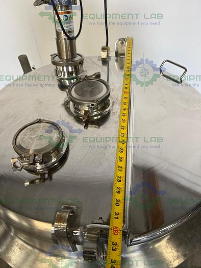 Used 2016 DCI 400 L Stainless Steel Jacketed Reactor Mixing Tank w/ PharMix Agitator