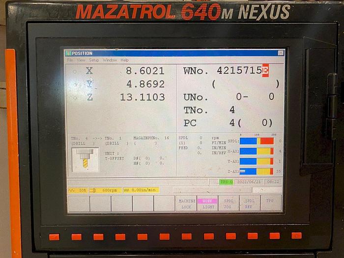 Used 2004 Mazak Nexus VCN 510C