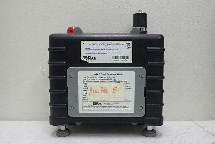 Used RAE AreaRAE Multiple Gas Detector Monitor with Case & Accessories Kit
