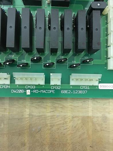Used Hitachi, DW208-A-RO-MACOPE, PC Board, 68E2.123837