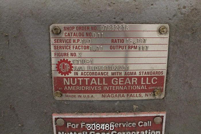 Used Nuttall Gear D11 Gear Drive #30848