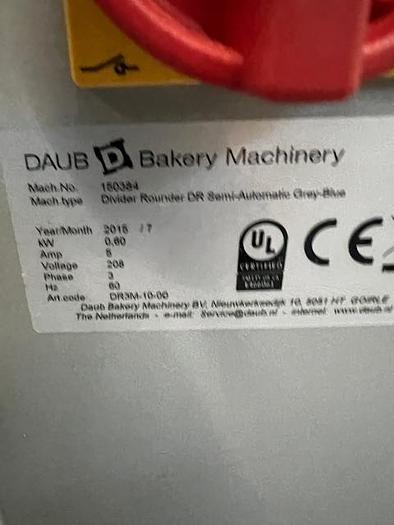 Used Daub Semi Automatic Divider Rounder - DR3M-10-00