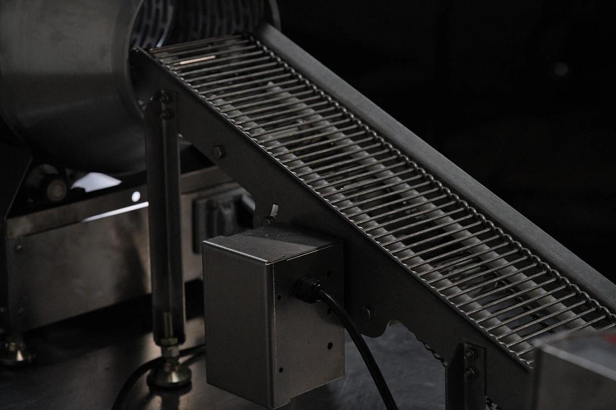 Used Countertop Donut Sugar Tumbler with Conveyor- Links Inline With Belshaw Mark II