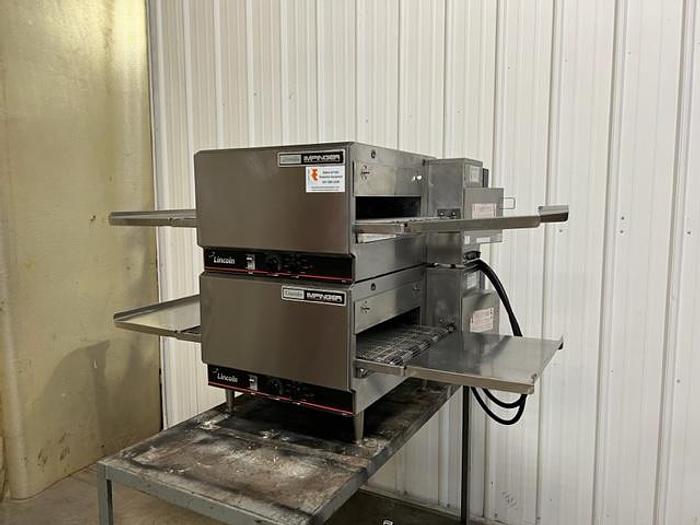 Used Lincoln Impinger Conveyor Pizza Oven - 1301 Double Stack