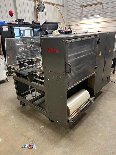 Used Kallfass Side Sealer and Shrink Tunnel