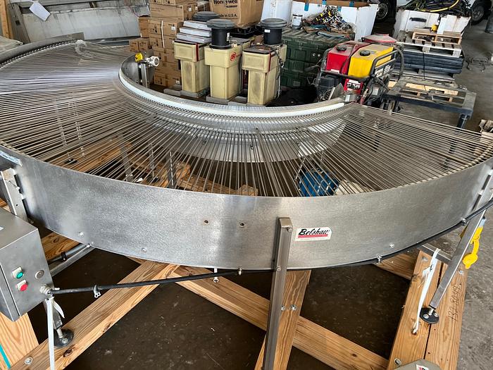 Used Belshaw 180 Degree Donut Cooling Conveyor