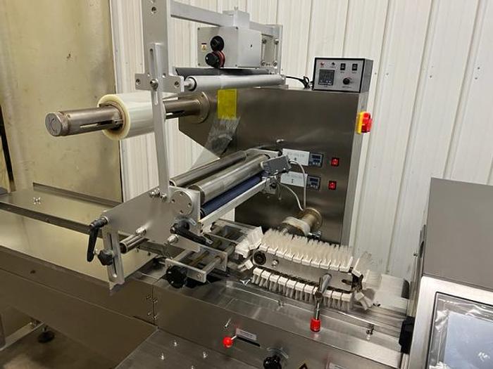 Used Horizontal Flow Wrapper - Packaging Machine - With Date Code Printer