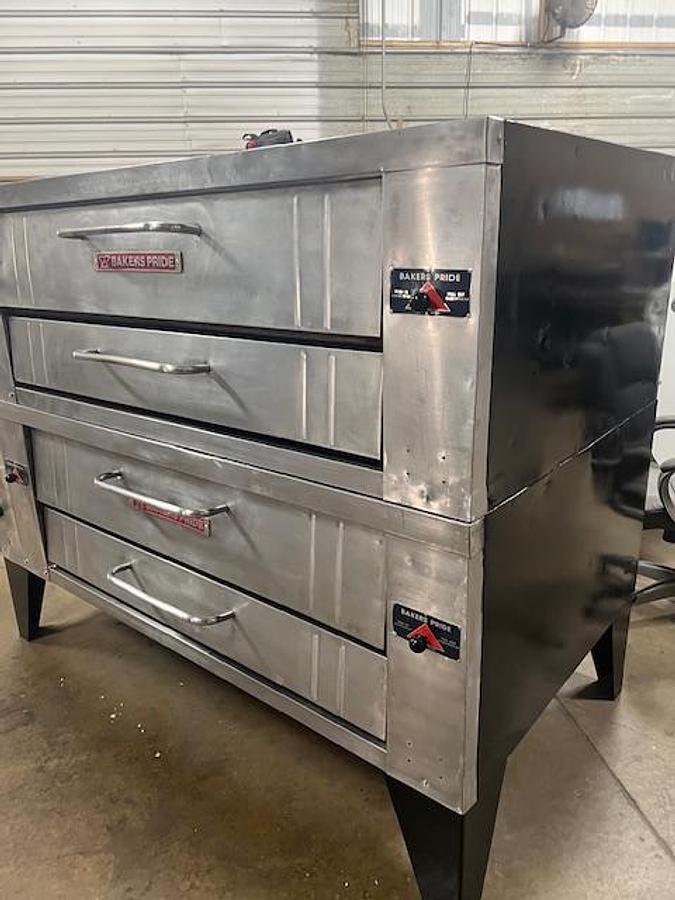 Used Bakers Pride Y-600 Pizza Deck Oven