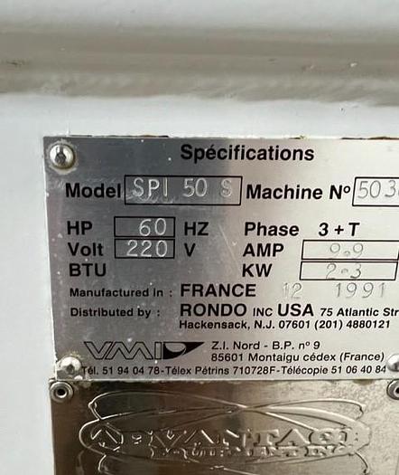 Used Rondo Spiral Mixer - SPI50S