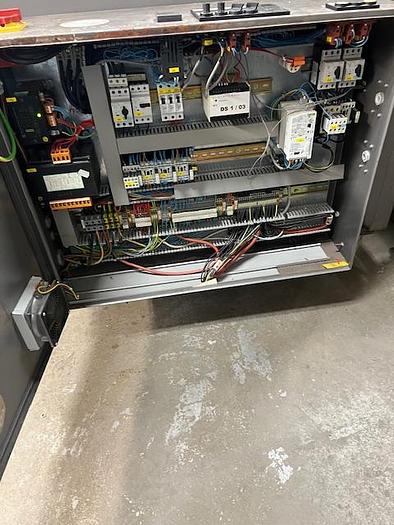 Used Kallfass Side Sealer and Shrink Tunnel