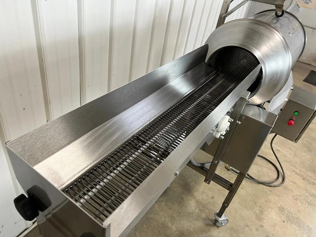 Sugar Tumbler with Infeed Conveyor - Donut / Cookie / Gummy- New