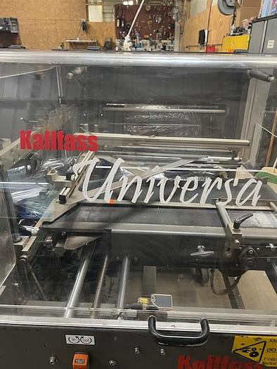 Used Kallfass Side Sealer and Shrink Tunnel