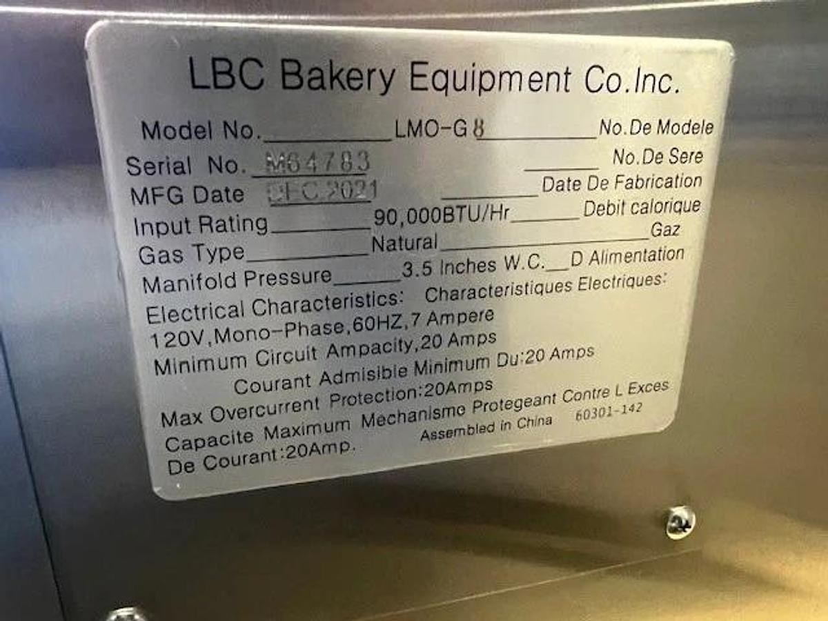 LBC Mini-Rack Oven - LMO-G8 - Nat Gas - New Old Stock
