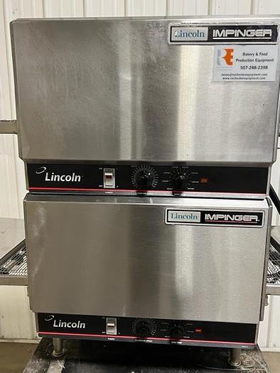 Used Lincoln Impinger Conveyor Pizza Oven - 1301 Double Stack