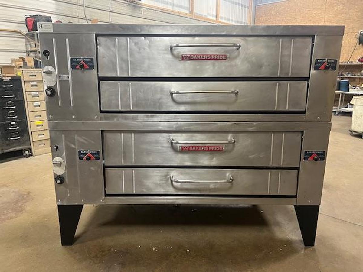 Used Bakers Pride Y-600 Pizza Deck Oven