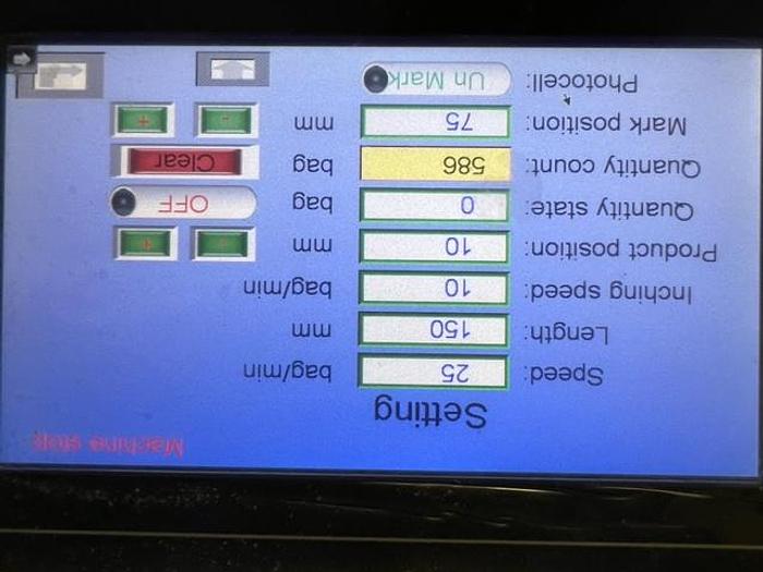 Used Horizontal Flow Wrapper - Packaging Machine - With Date Code Printer