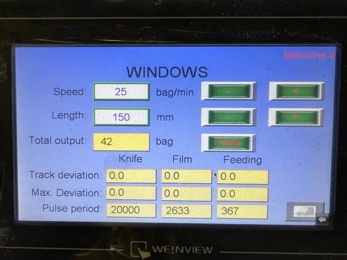 Used Horizontal Flow Wrapper - Packaging Machine - With Date Code Printer