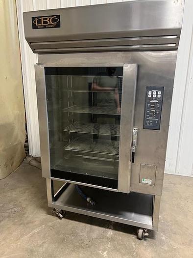 Used LBC Rotary Rack Oven with Stand - Model LMO-G - Nat. Gas