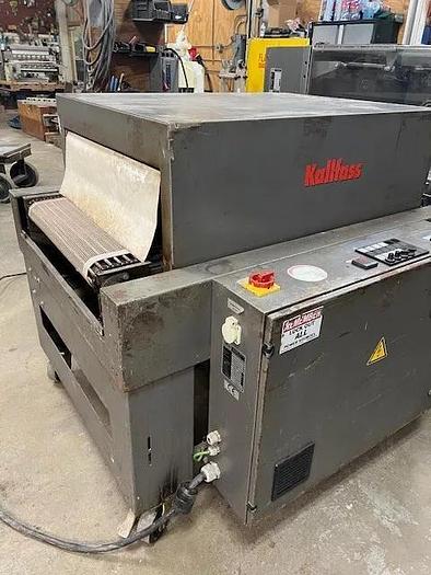 Used Kallfass Side Sealer and Shrink Tunnel