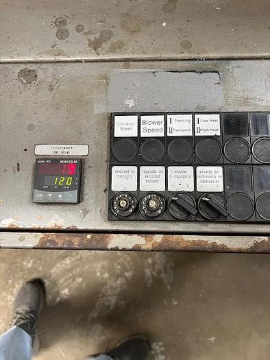 Used Kallfass Side Sealer and Shrink Tunnel