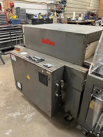 Used Kallfass Side Sealer and Shrink Tunnel