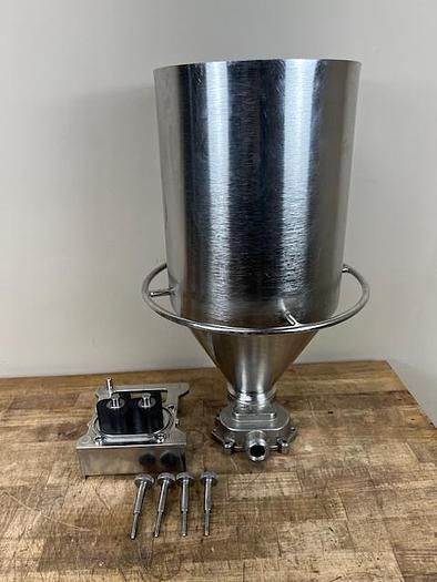 Used Edhard Stainless Steel Pump and Hopper