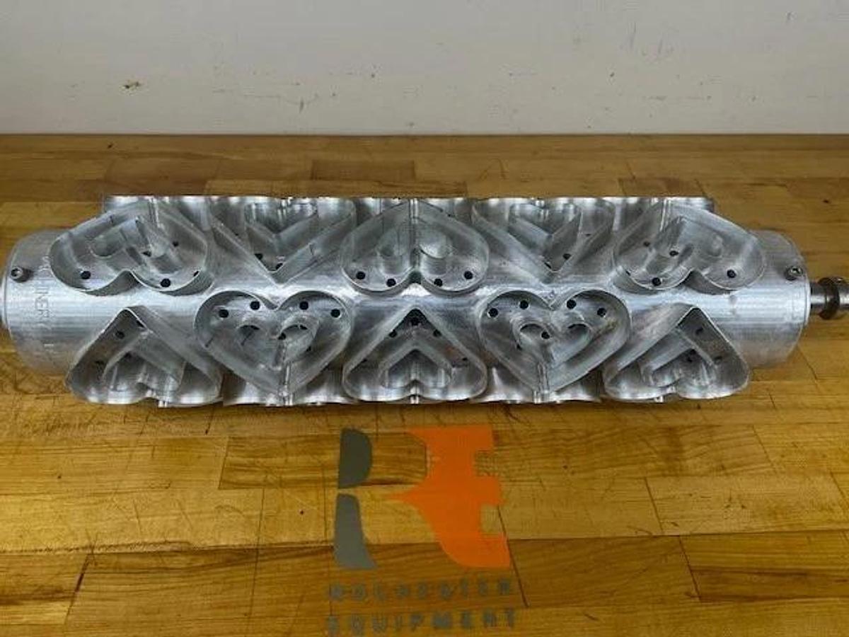 Used Moline Donut/Cookie Cutter - Air Eject - Heart Shape 3-3/4"