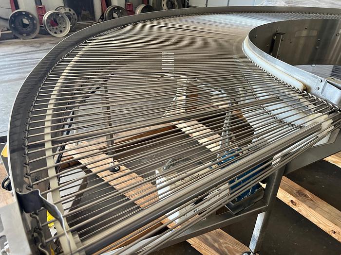 Used Belshaw 180 Degree Donut Cooling Conveyor