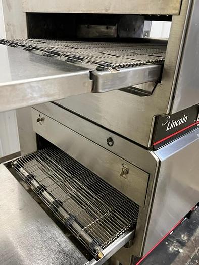 Used Lincoln Impinger Conveyor Pizza Oven - 1301 Double Stack