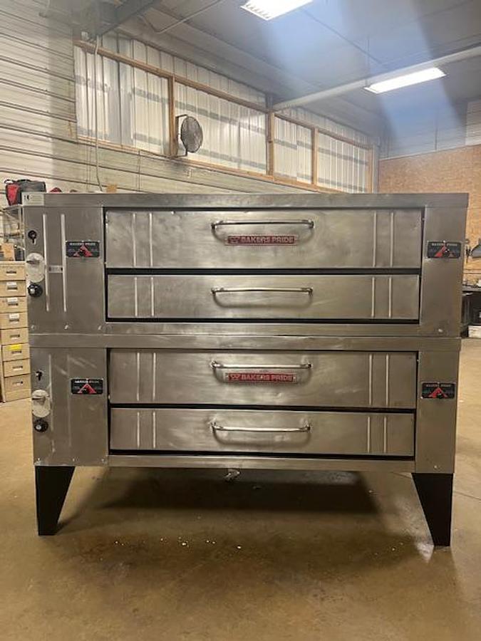 Used Bakers Pride Y-600 Pizza Deck Oven
