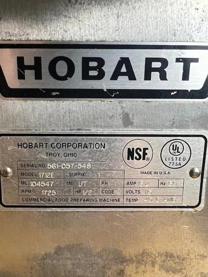 Used Hobart 1712E
