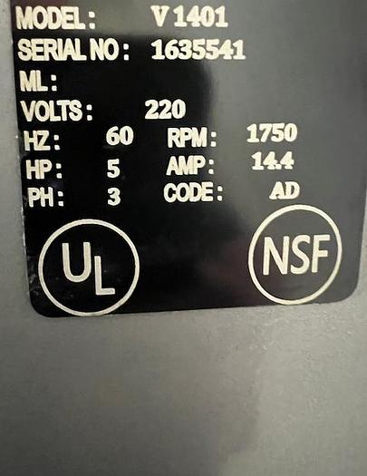 Used Hobart 140qt Mixer - Model V-1401 - Refurbished