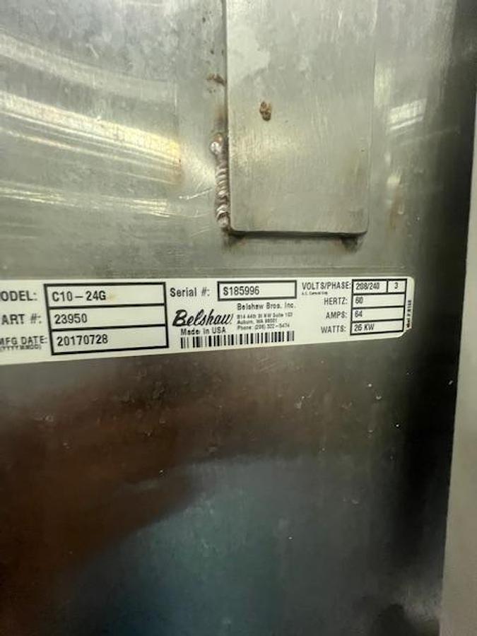 Used Share Similar Items Sponsored See all   LAST ONE BELSHAW MARK II Donut Robot Machine Conveyor Fryer - Watch Running Video! Pre-owned $3,495.00 + shipping 47 watchers   Belshaw 618 Electric Donut Fryer Refurbished $4,750.00 + $350.00 shipping Seller with 100% positive feedback   Used Belshaw HG18EZ Manual Stainless Doughnut Icing Glazer EZ Lift Applicator Pre-owned $399.00 + $50.00 shipping   BELSHAW ADAMATIC TG-50 ELECTRIC CONVEYOR DONUTS THERMOGLAZER Pre-owned $815.99 previous price$959.99 15% off + $399.00 shipping Seller with 100% positive feedback Belshaw C-10 Donut System - 400dz/hr